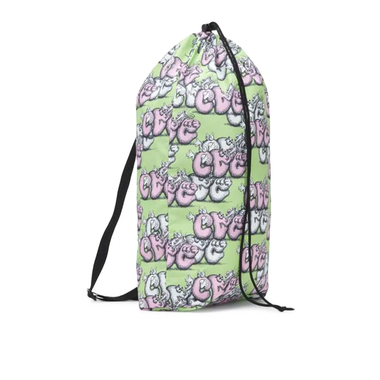 comme des garçons shirt x kaws drawstring bag
