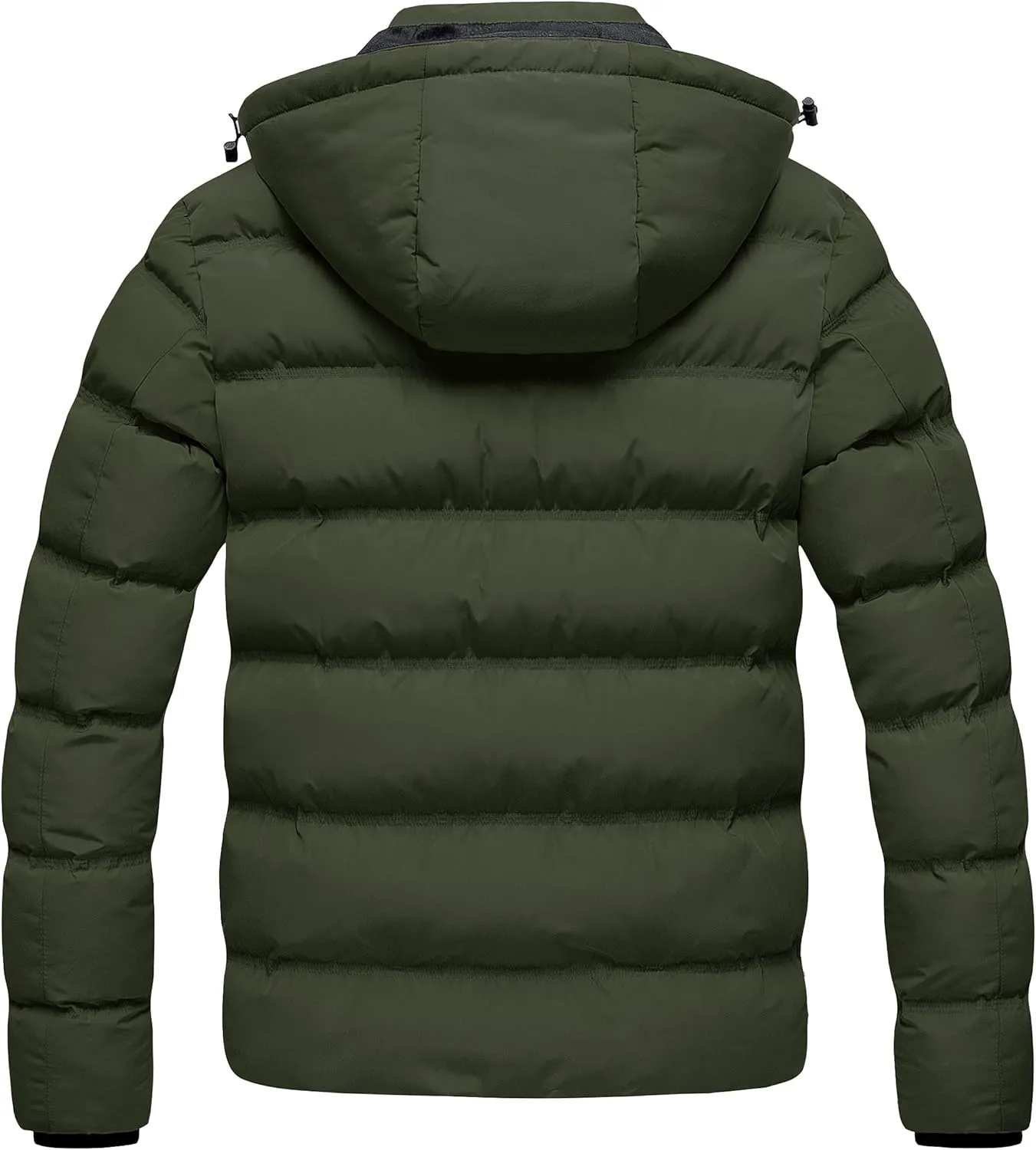 CREATMO US Men's Puffer Jacket Waterproof Winter Parka jacket Warm Thicken Ski Coat