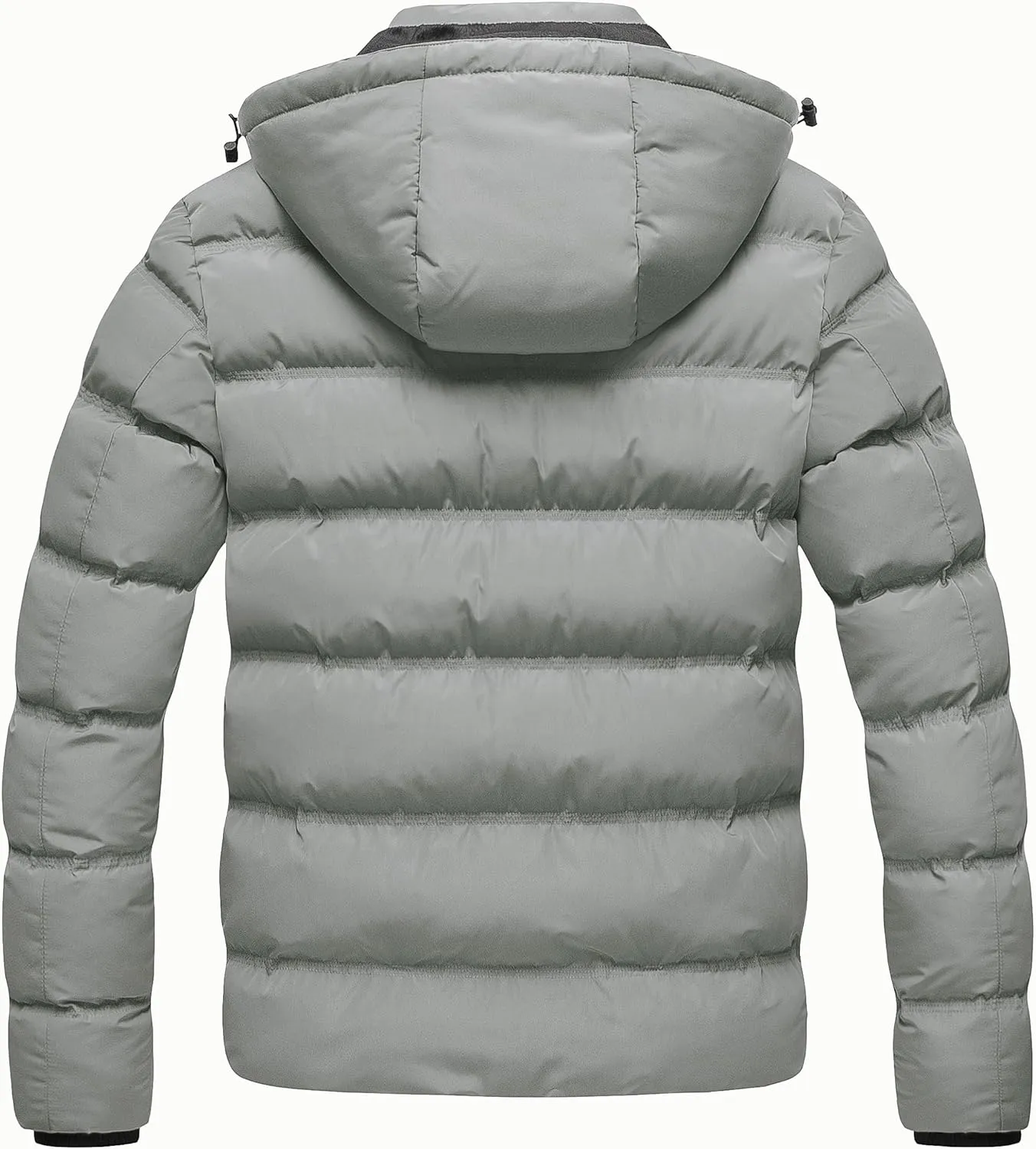 CREATMO US Men's Puffer Jacket Waterproof Winter Parka jacket Warm Thicken Ski Coat