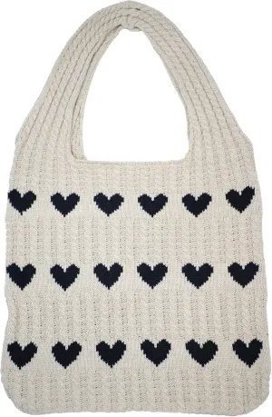 Crochet Tote Bag Women's Summer Aesthetic Mesh Beach Bags Knitting Handbags Cute