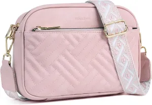 Crossbody Bags for Women Trendy, Quilted Crossbody Purses, Leather Women's Shoulder Handbags with Card Slots