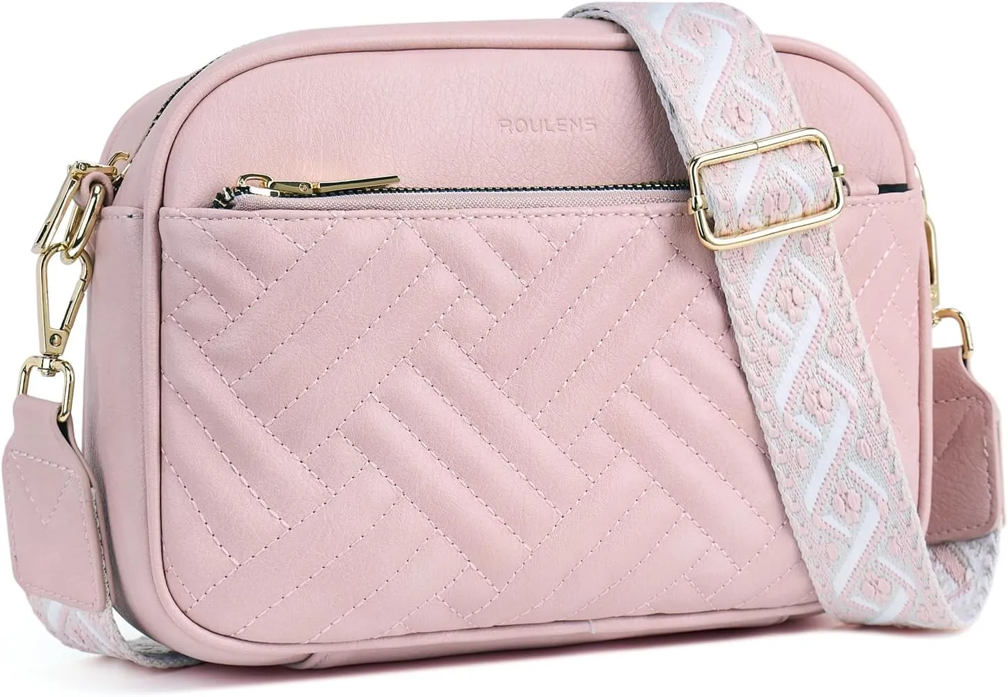 Crossbody Bags for Women Trendy, Quilted Crossbody Purses, Leather Women's Shoulder Handbags with Card Slots