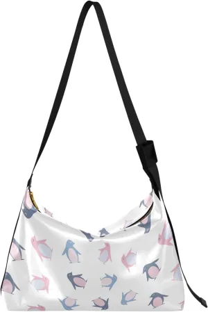 Cute Brown Sloth Beige Leather Hobo Handbags Women Large Purse Crossbody Art Animal Print Womens Fall Purses