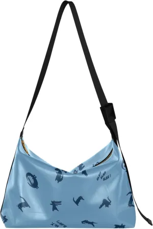 Cute Brown Sloth Beige Leather Hobo Handbags Women Large Purse Crossbody Art Animal Print Womens Fall Purses