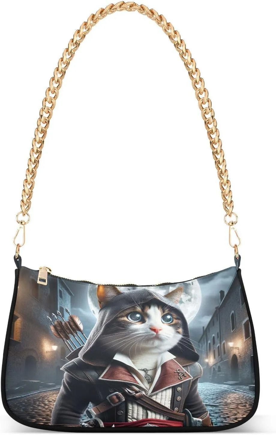 Cute Cartoon Frog Big Eyes Purse with Zipper, Trendy Bags for Women