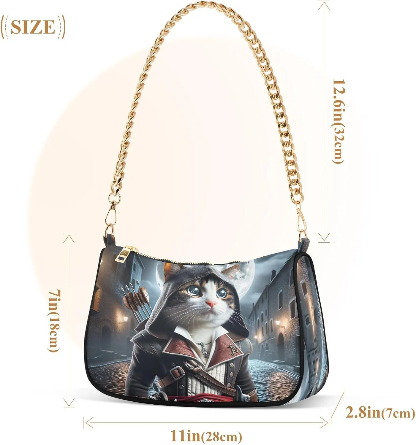 Cute Cartoon Frog Big Eyes Purse with Zipper, Trendy Bags for Women