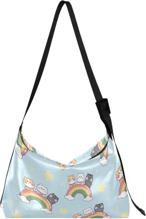 Cute Cartoon Frogs Sitting Green Hobo Leather Purses for Women Designer Large Purse Animal Print Women Hobo Purse