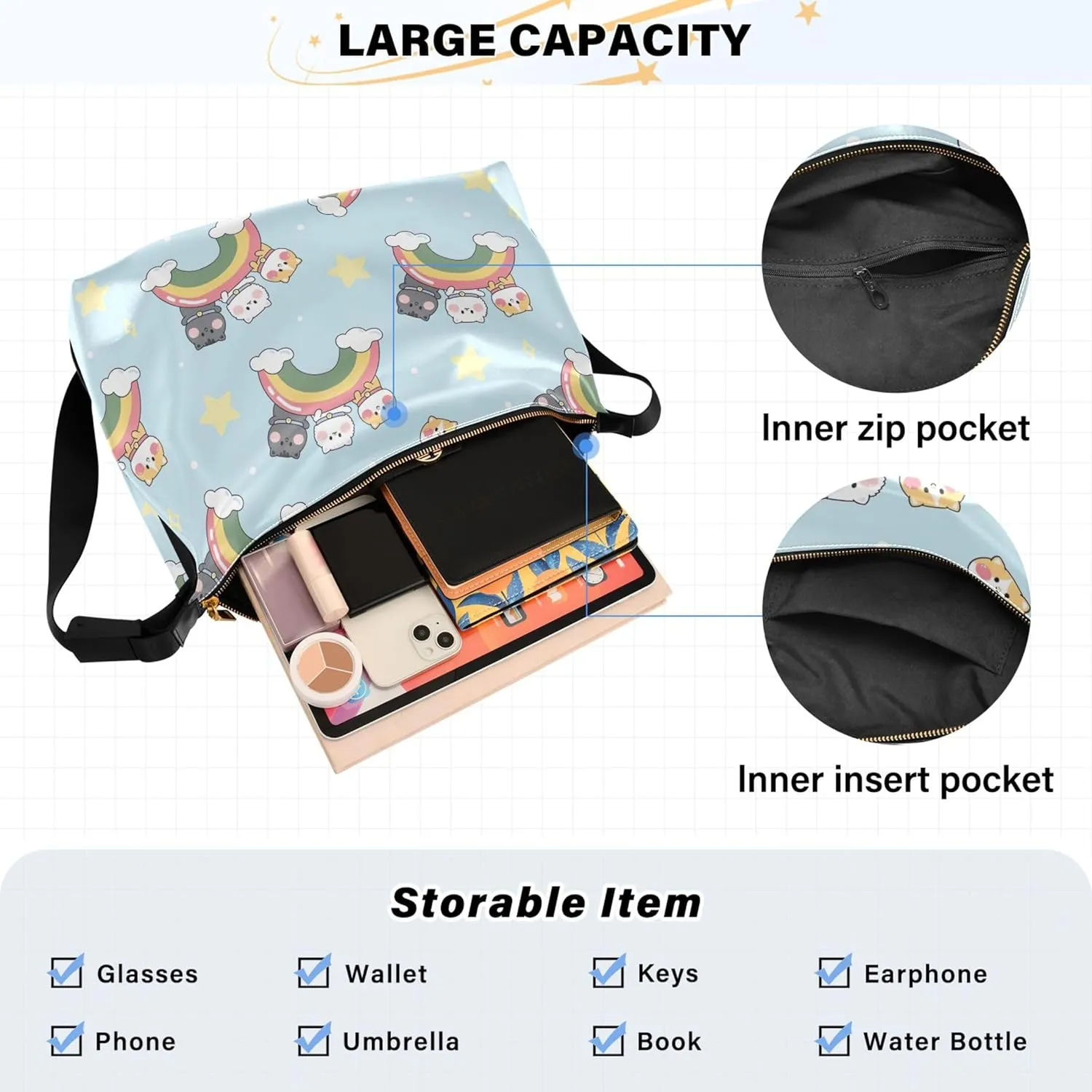 Cute Cartoon Frogs Sitting Green Hobo Leather Purses for Women Designer Large Purse Animal Print Women Hobo Purse