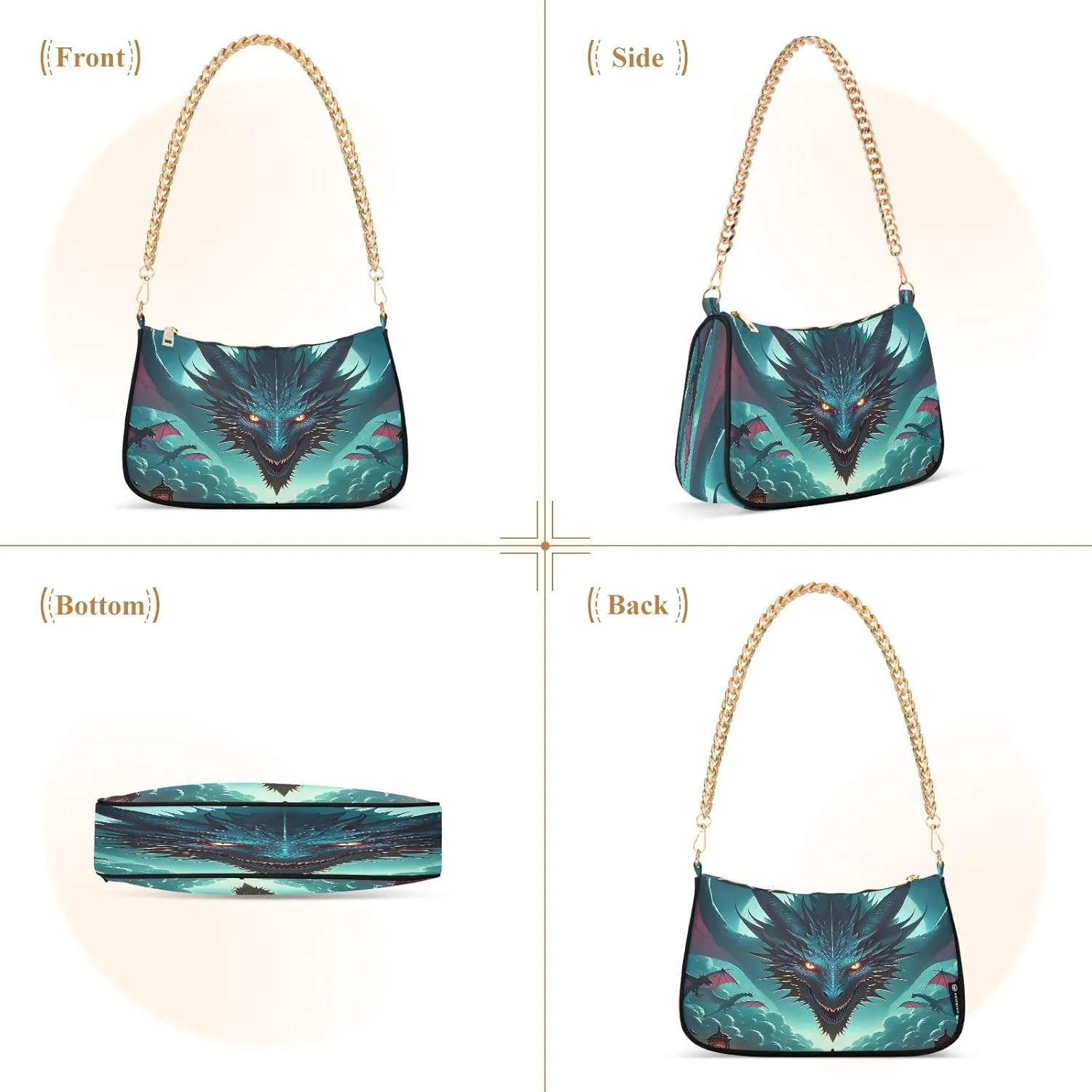 Cute Cartoon Unicorn Galaxy Space Mini Shoulder Purse, Shoulder Bag for Women Trendy