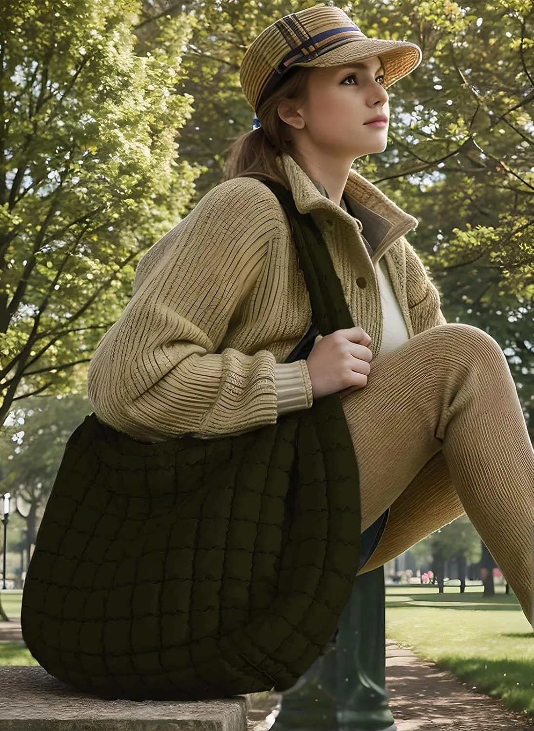 Darling Quilted Puffer Crossbody and Tote Bags for Women