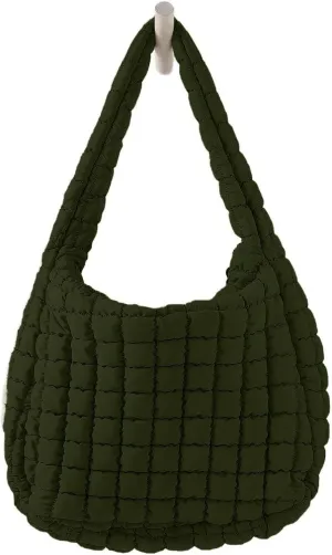 Darling Quilted Puffer Crossbody and Tote Bags for Women