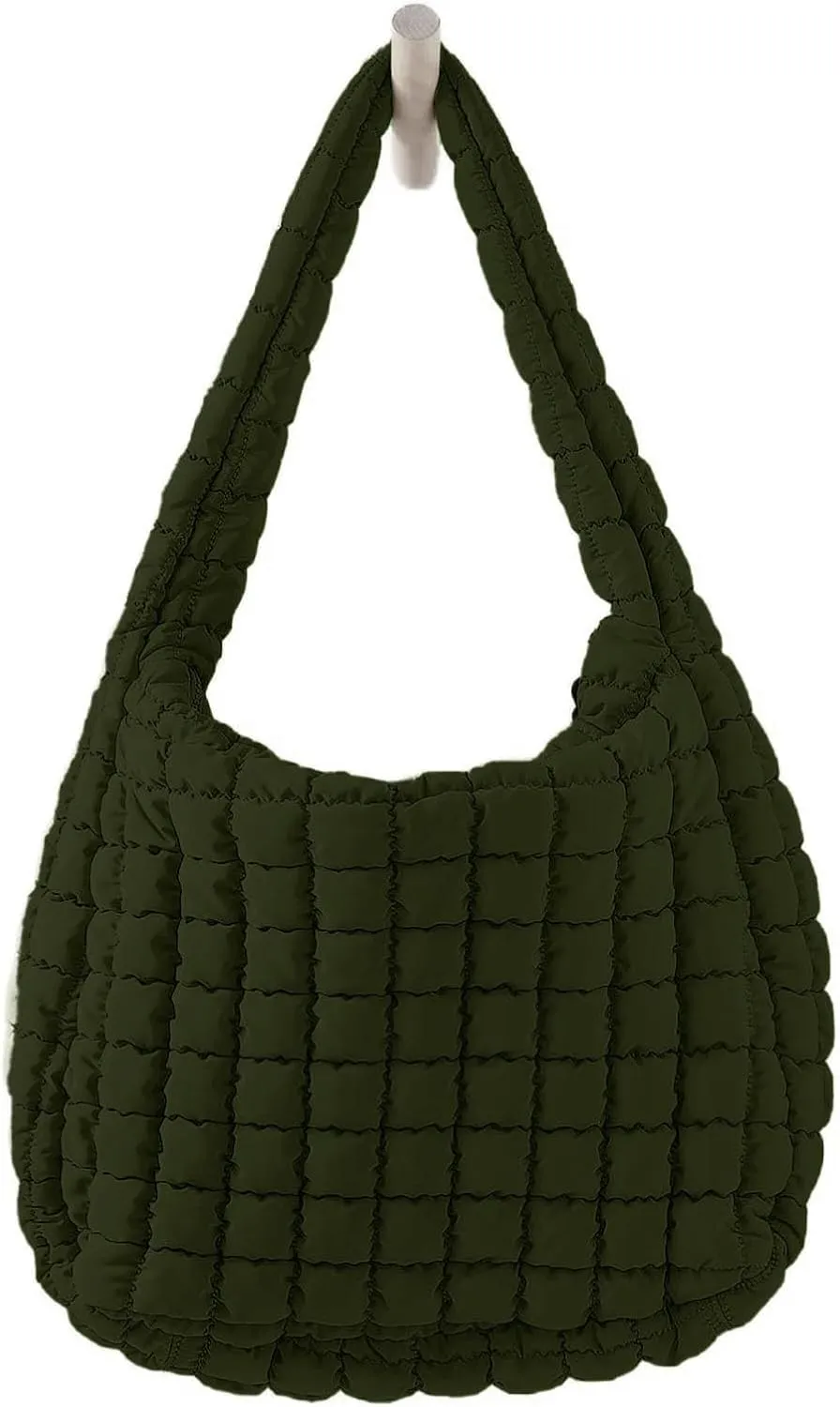 Darling Quilted Puffer Crossbody and Tote Bags for Women