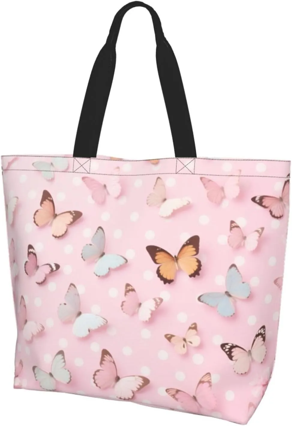 Dog Paw Tote Bag for Women Chicken Reusable Handbag Grocery Bags Skull Beach Shoulder Bag Shopping Handbags Gifts