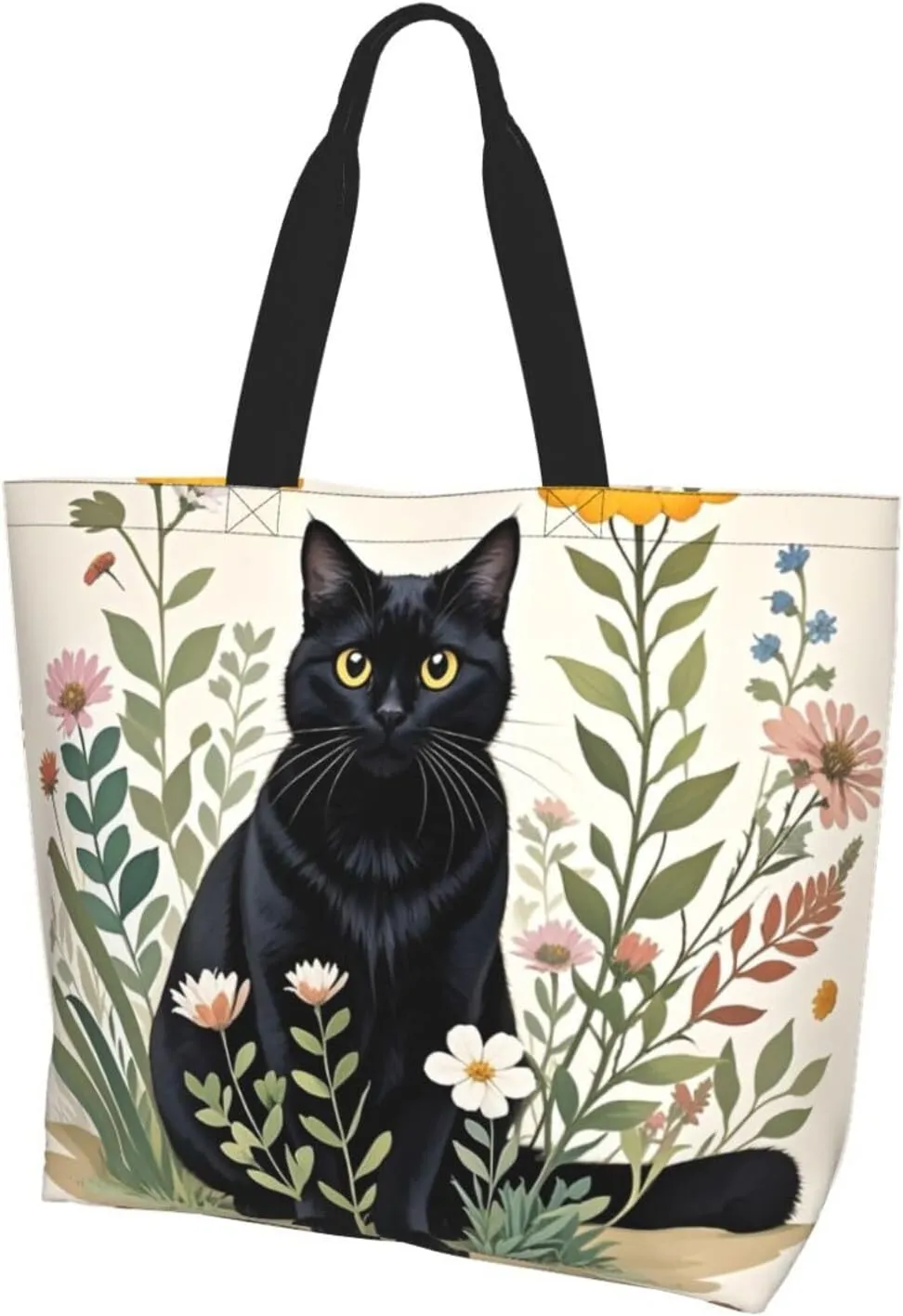 Dog Paw Tote Bag for Women Chicken Reusable Handbag Grocery Bags Skull Beach Shoulder Bag Shopping Handbags Gifts