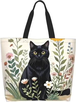 Dog Paw Tote Bag for Women Chicken Reusable Handbag Grocery Bags Skull Beach Shoulder Bag Shopping Handbags Gifts