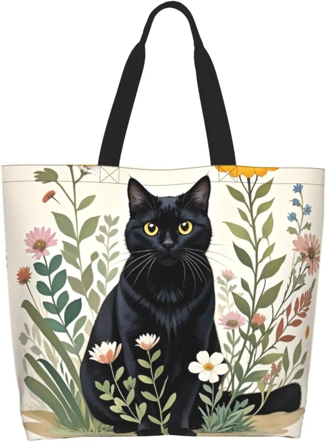 Dog Paw Tote Bag for Women Chicken Reusable Handbag Grocery Bags Skull Beach Shoulder Bag Shopping Handbags Gifts