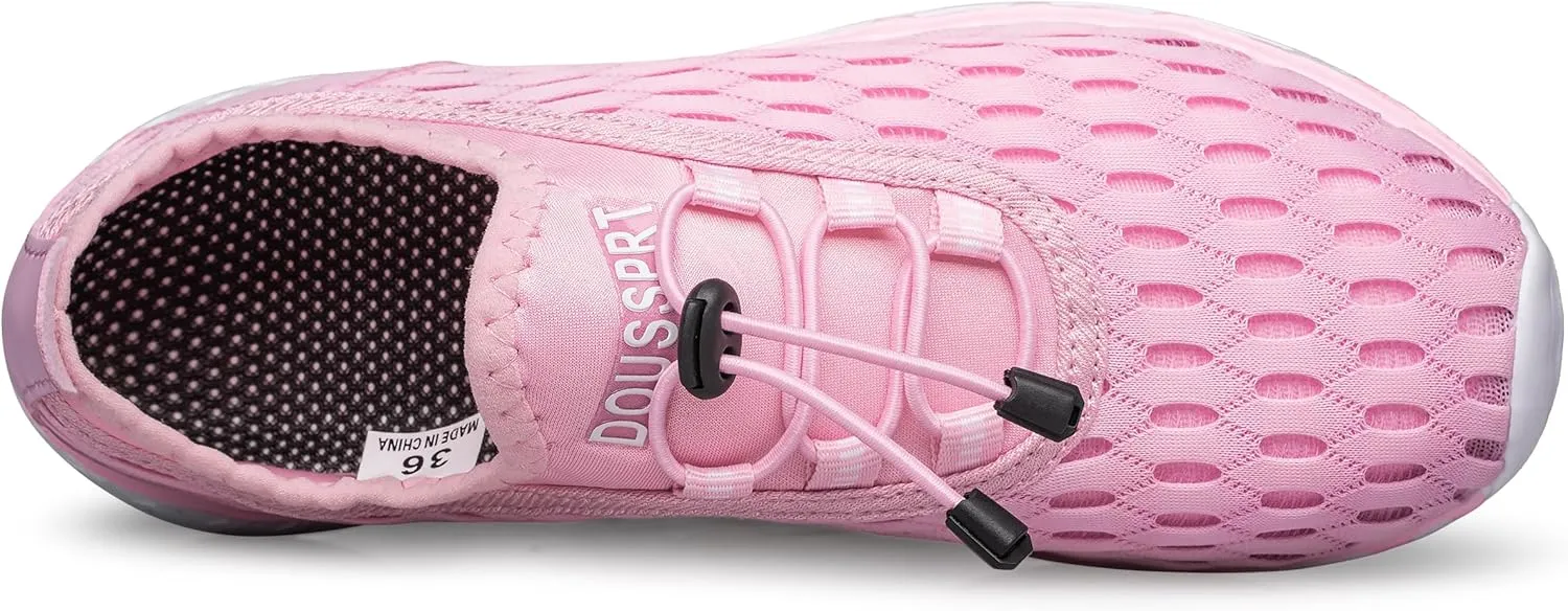 DOUSSPRT Women's Water Shoes Quick Drying Sports Aqua Shoes