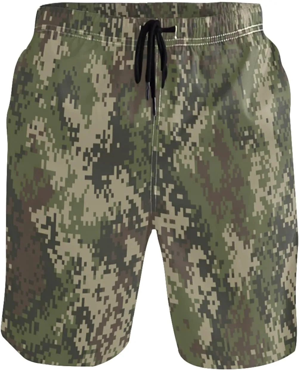 Dussdil Men's Swim Trunks Board Shorts Mens Swim TrunkQuick Dry Swimwear Pants with Mesh Lining