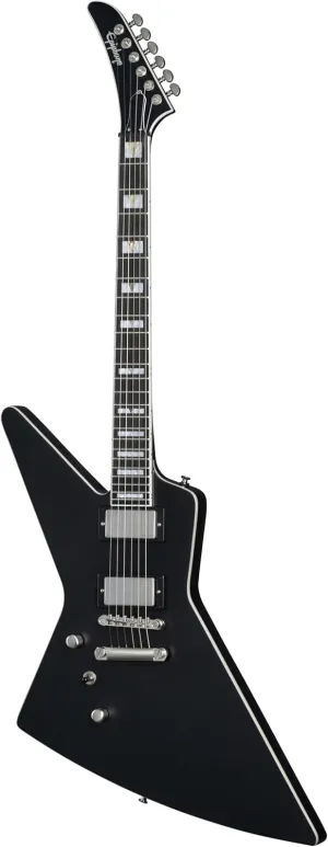 Epiphone Extura Prophecy, Lefty Aged Jet Black Metallic with Bag