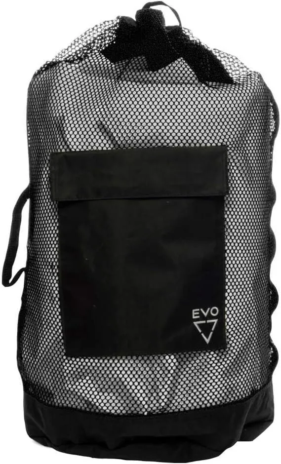 EVO Deluxe Mesh Backpack Dive Bag - Scuba Gear For Men And Women - Snorkel Gear - Snorkeling Gear For Adults - Large Dive Bag - Free Diving Bag - Scuba Diving Bag Mesh - Mesh Snorkeling Bag