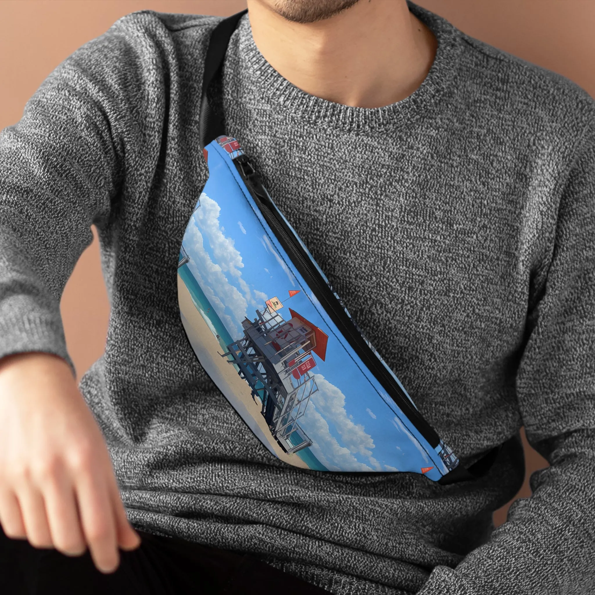 Fanny Pack/Bum Bag - Love and Santa Monica