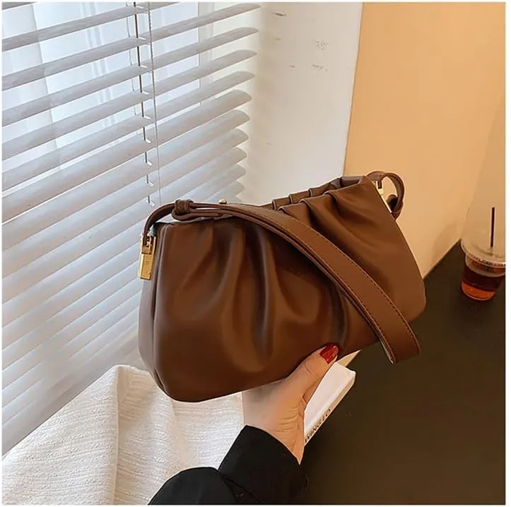 Fashion Cloud Bag,Women's Pleated Underarm Bag,2023 Autumn New Gift Shoulder Bags Personalized Handbag Purses