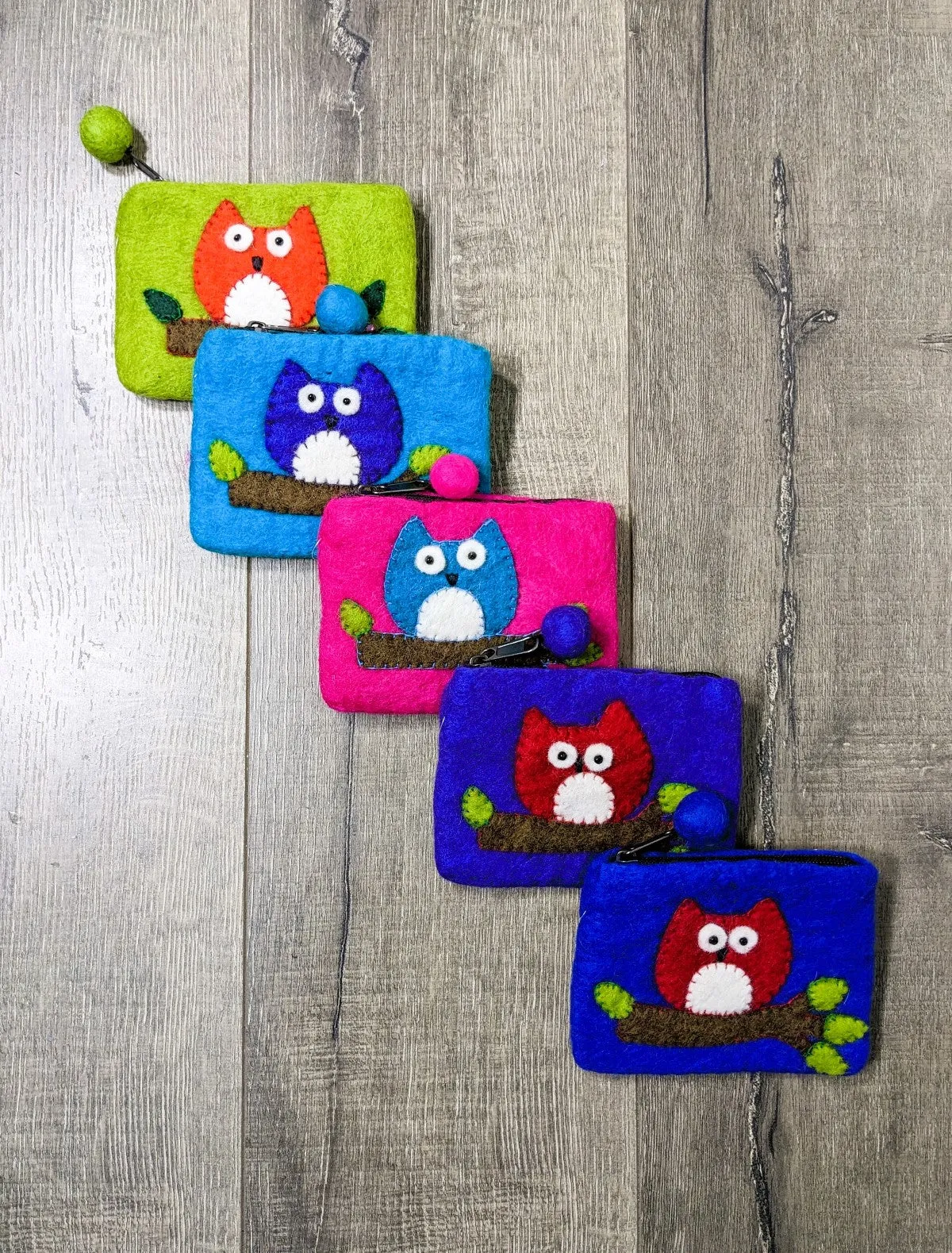 Felt Owl Purse