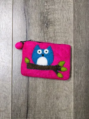 Felt Owl Purse