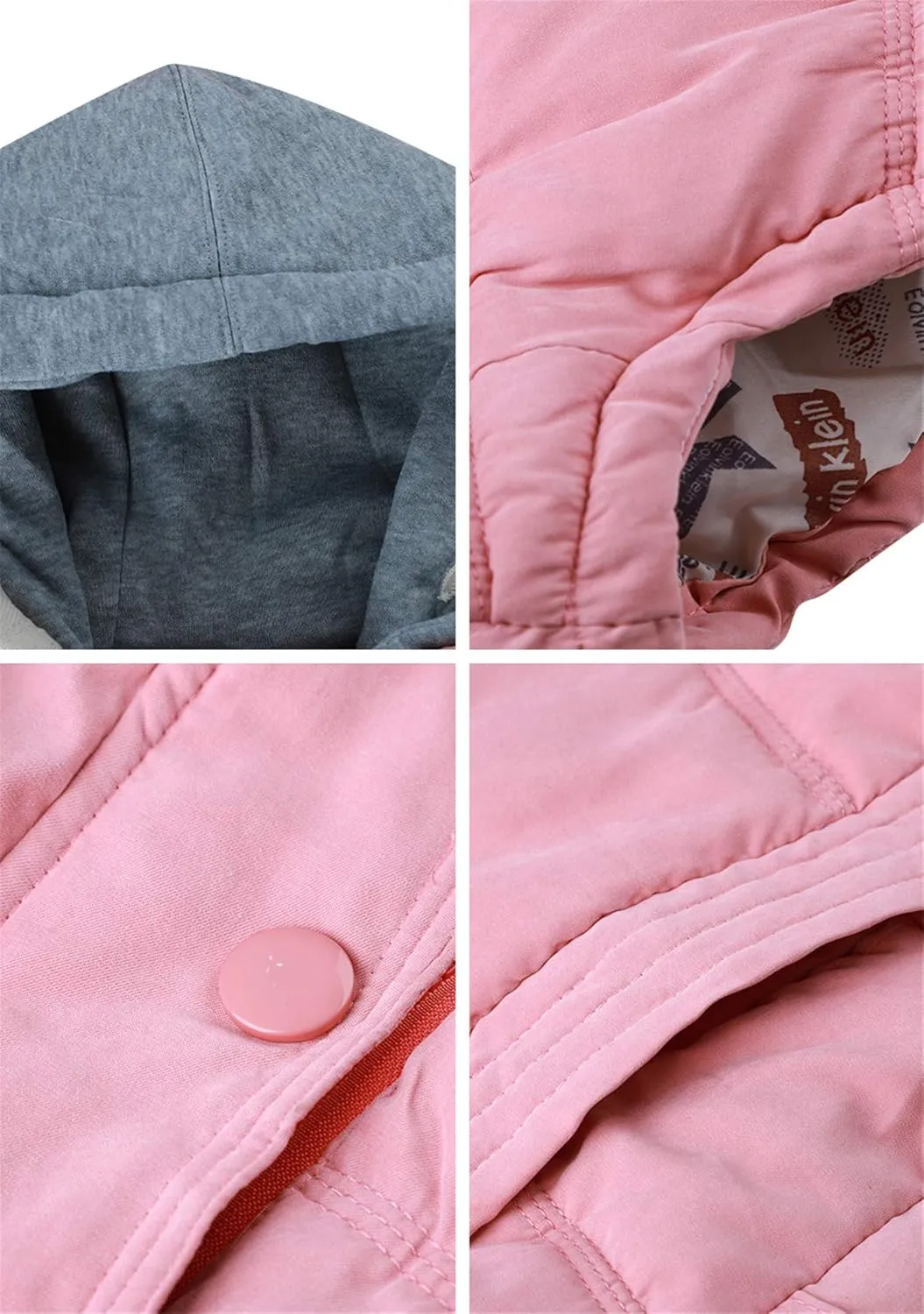 FLITAY Women's Sleeveless Hoodie Vest Quilted Winter Slim Fit Vest Coat