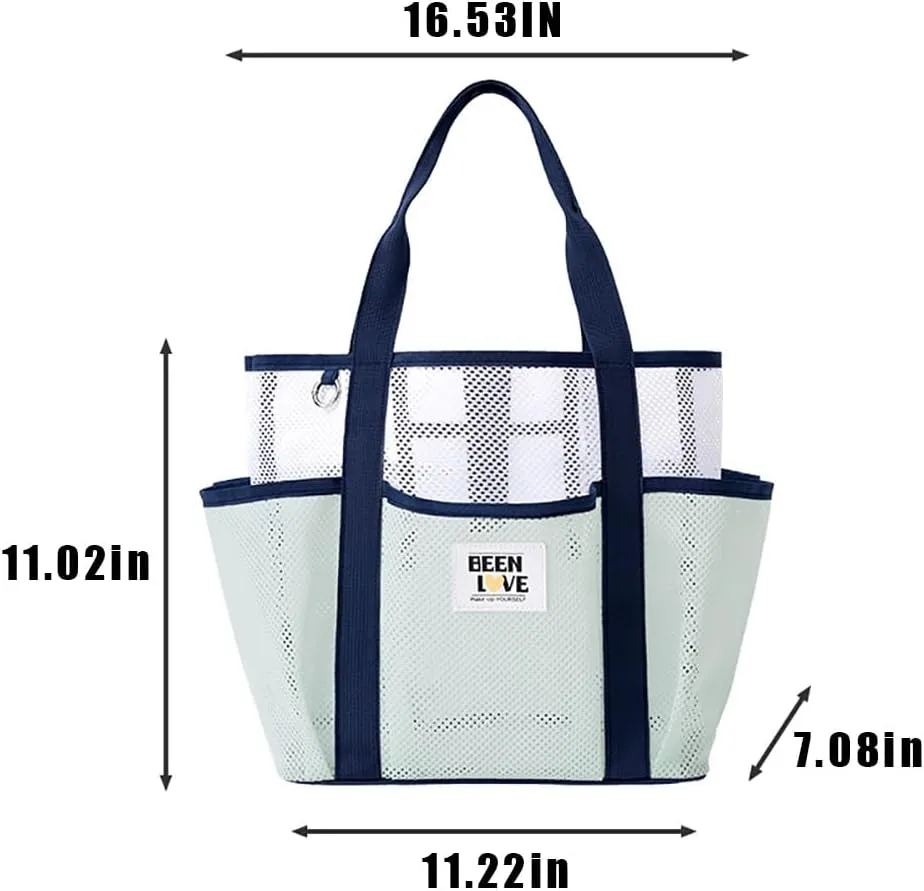 Foldable Mesh Hobo Bag for Beach Shopping, Travel, Picnic and Vacation
