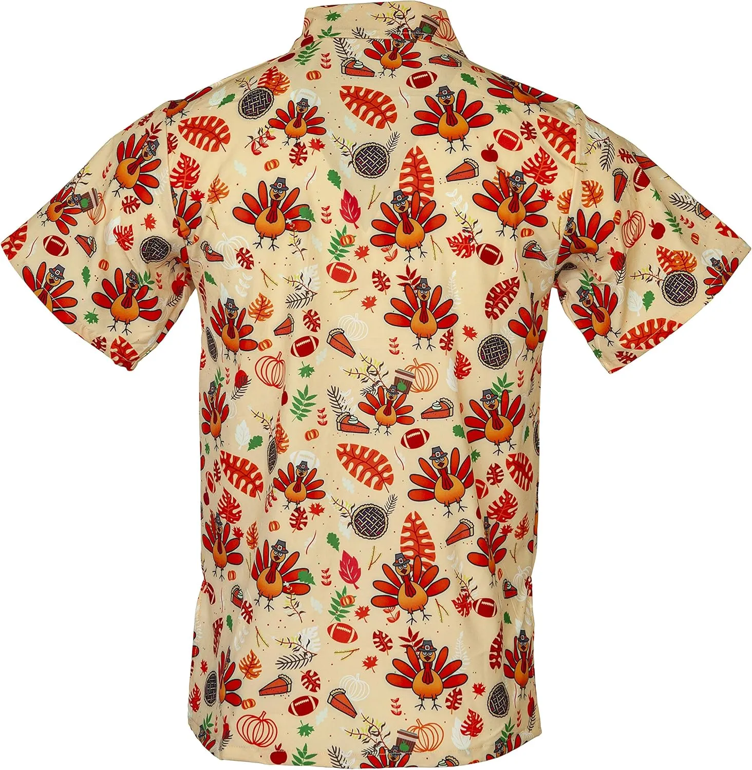 Funny Guy Mugs Mens Hawaiian Print Button Down Short Sleeve Shirt