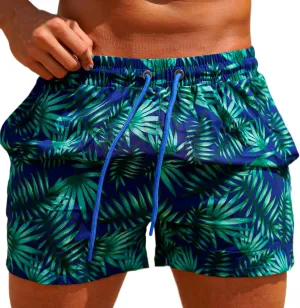 GINGTTO Men's Beach Shorts Bathing Suits with Mesh Lining