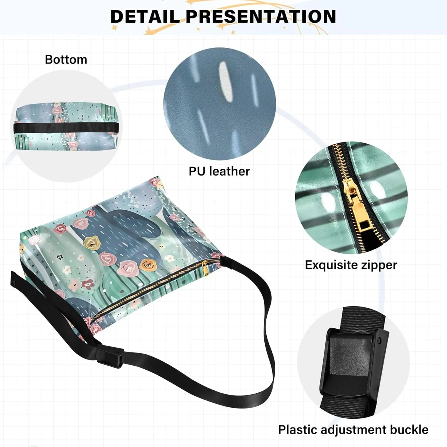 Green Dinosaur Hobo Ladies Handbags Leather Large Men Purses Soft Animal Print Designer Hobo Bags