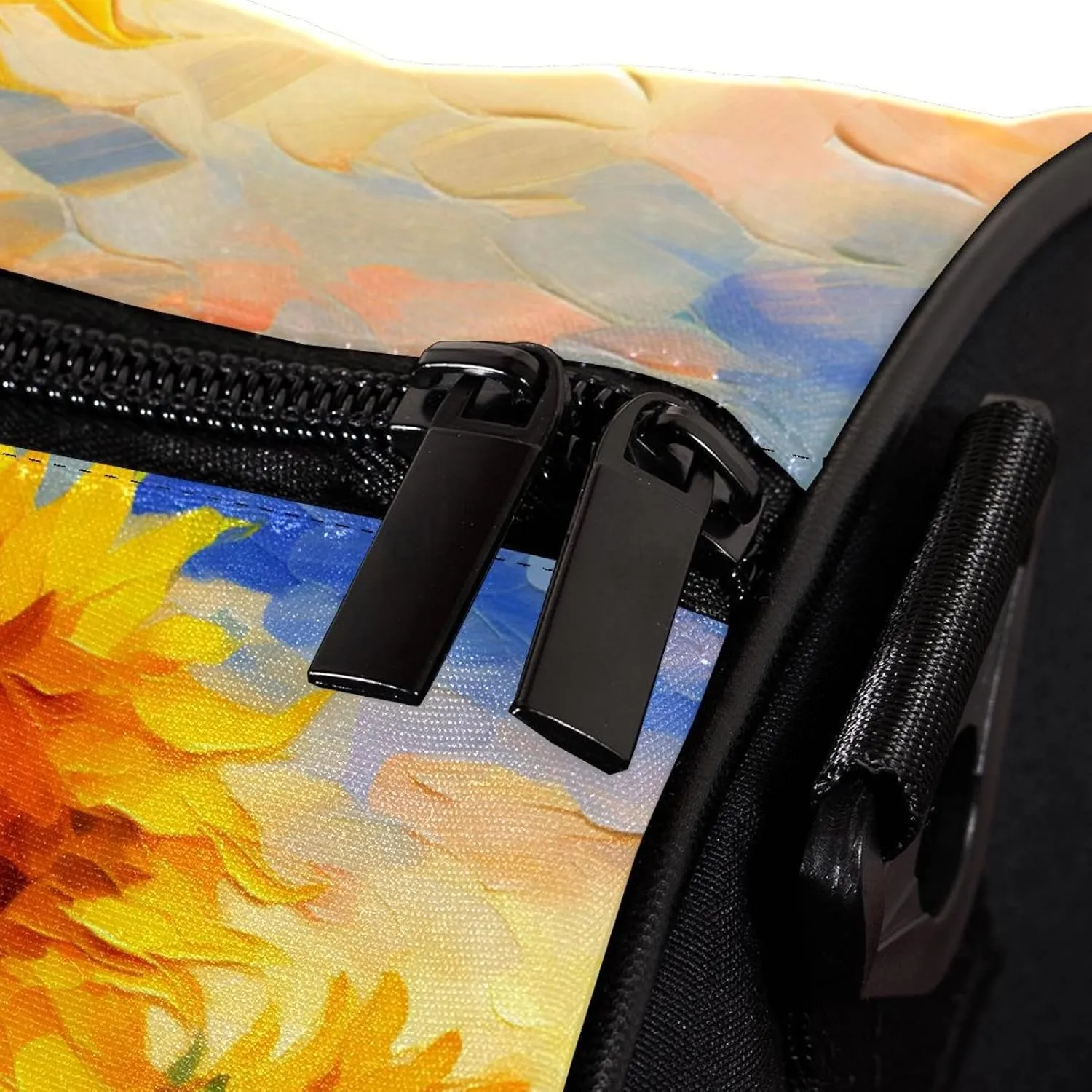 Gym Bags for Women,Duffle Bag for Travel,Watercolor Field Sunflower,Gym Bag for Men
