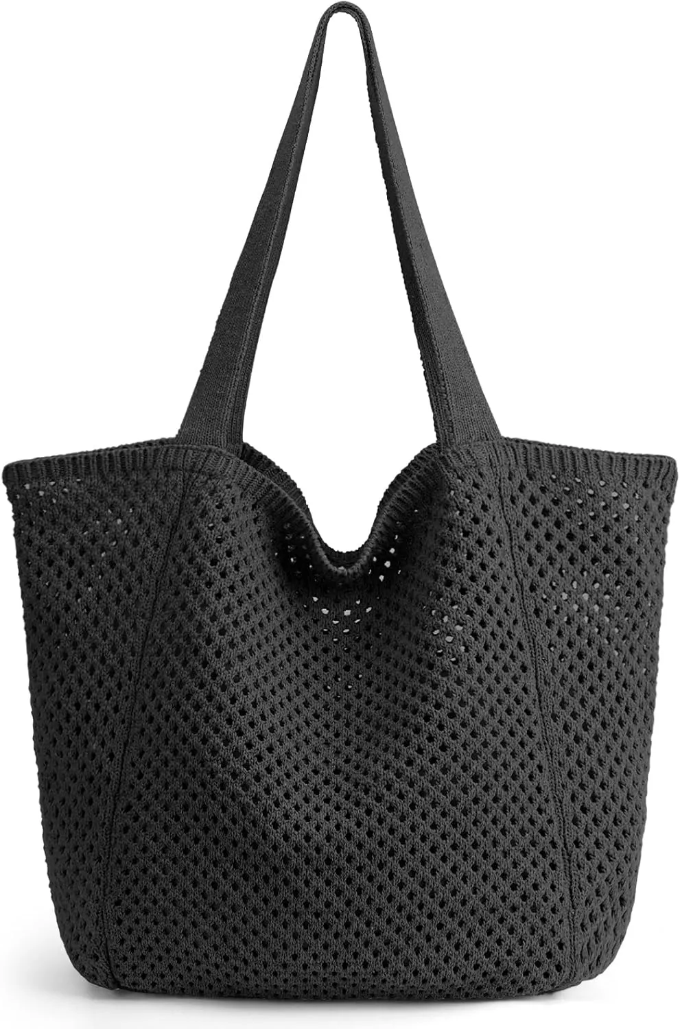 hatisan Crochet Bags for Women - Summer Beach Tote, Aesthetic Hippie Knit Bag