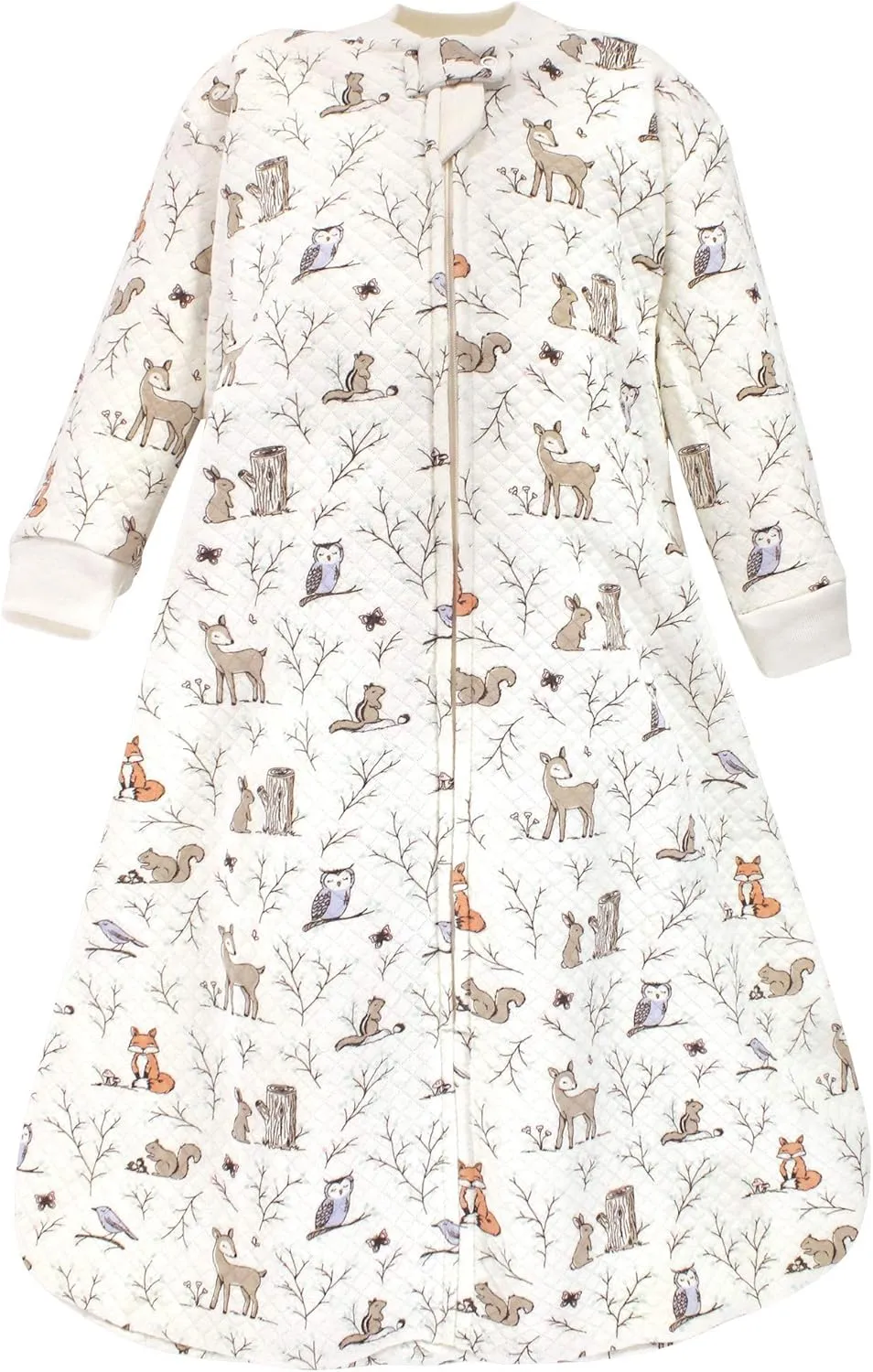Hudson Baby Unisex Baby Premium Quilted Long Sleeve Sleeping Bag and Wearable Blanket