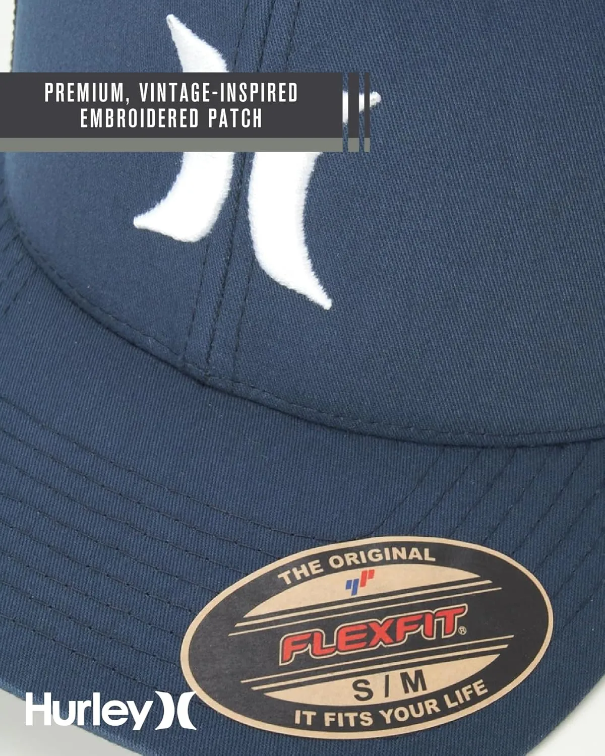 Hurley Men's Hat - Laguna Icon Mesh Fitted Trucker Cap