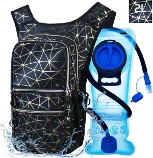 Hydration Backpack Pack, Water Backpack 20L Capacities Included 2L Hydration Bladder, Festival Essential - Rave Hydration Pack Hydropack Hydro for Hiking, Running, Biking, Festival Gear