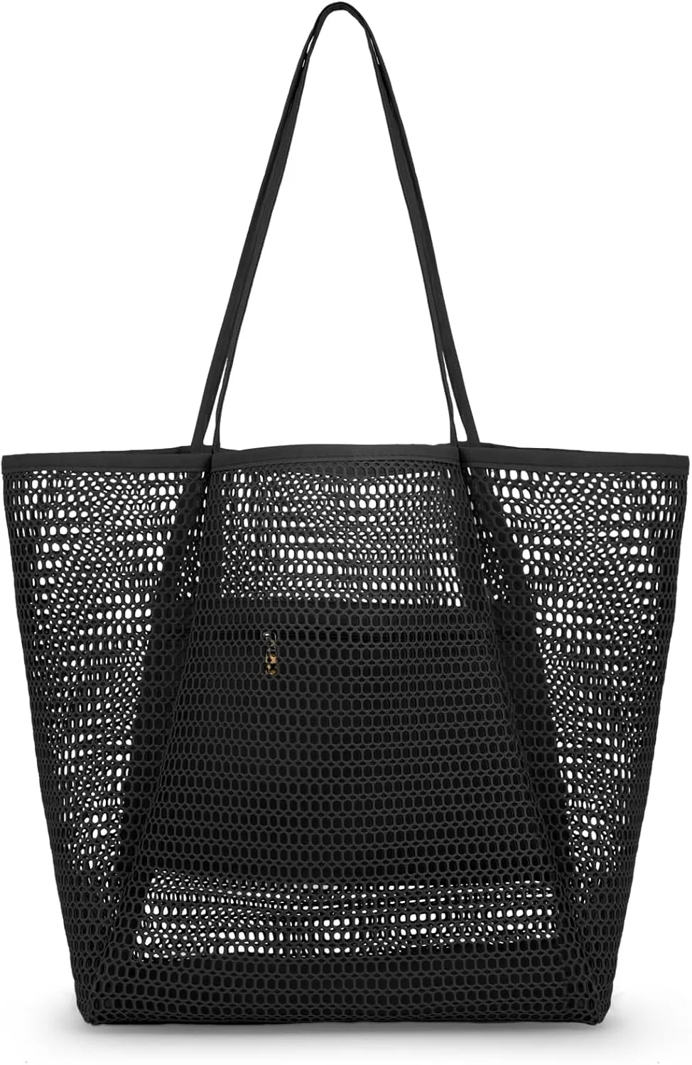 Iioscre Mesh Beach Tote Bags for Womens, Causal Hobo Pool Bags for Swimming Pools Vacations Beach Essentials