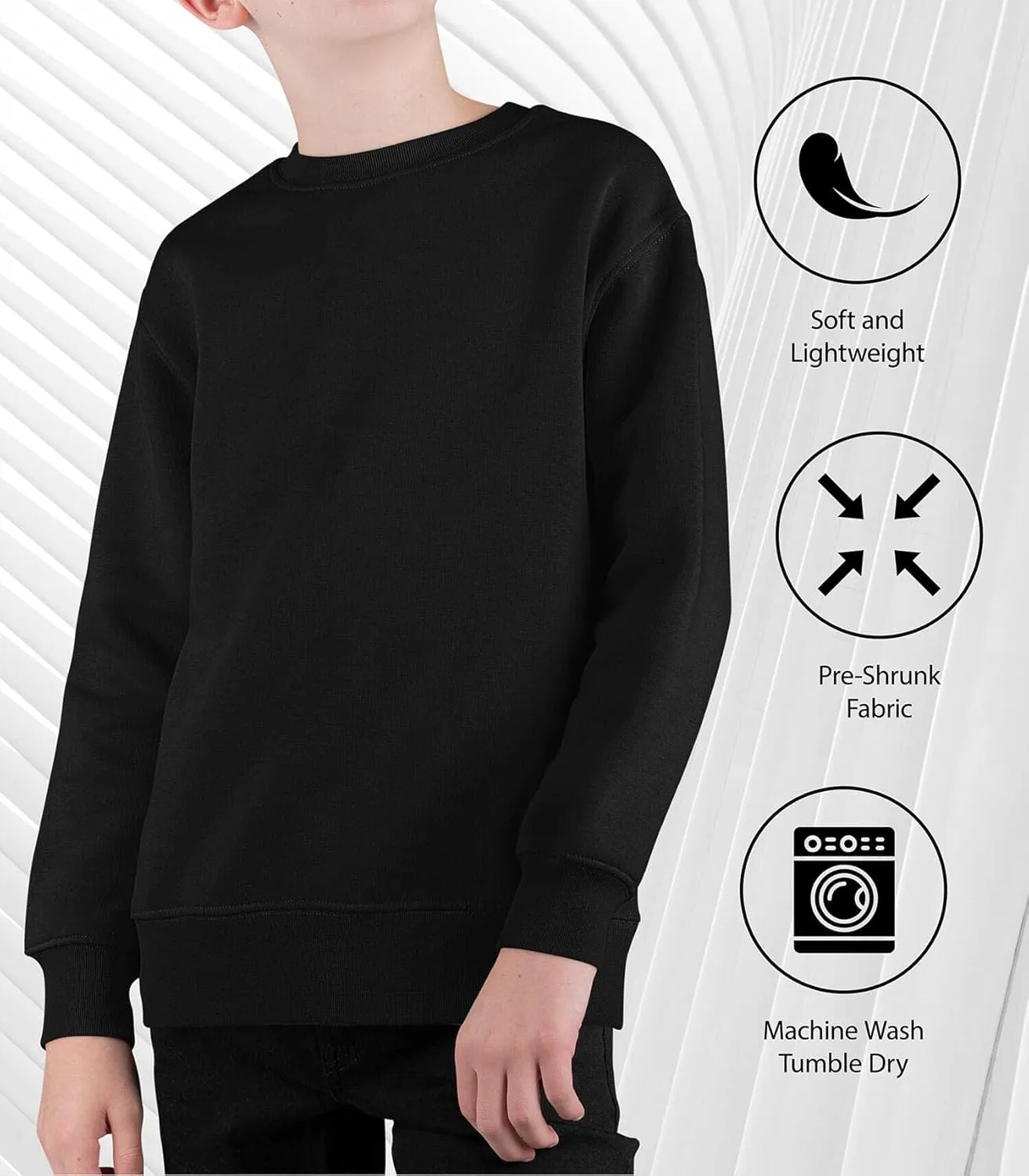 Instant Message - Abstract Beach Scene - Kids Crew Fleece