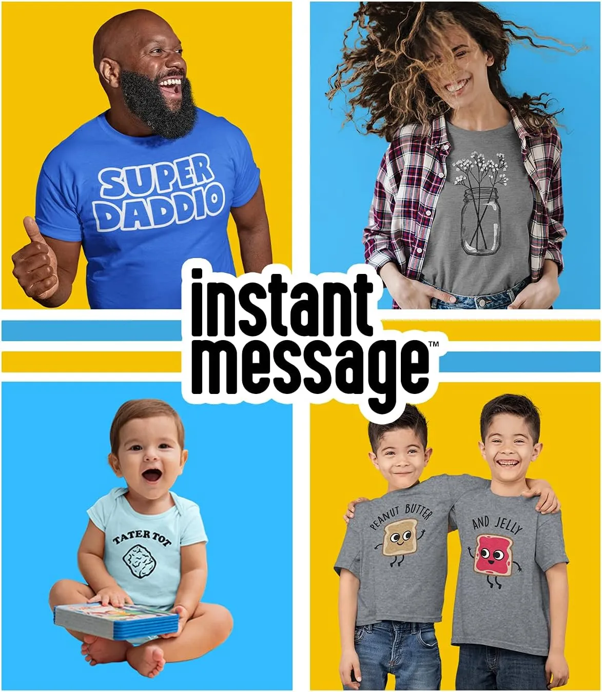 Instant Message - Abstract Beach Scene - Kids Crew Fleece