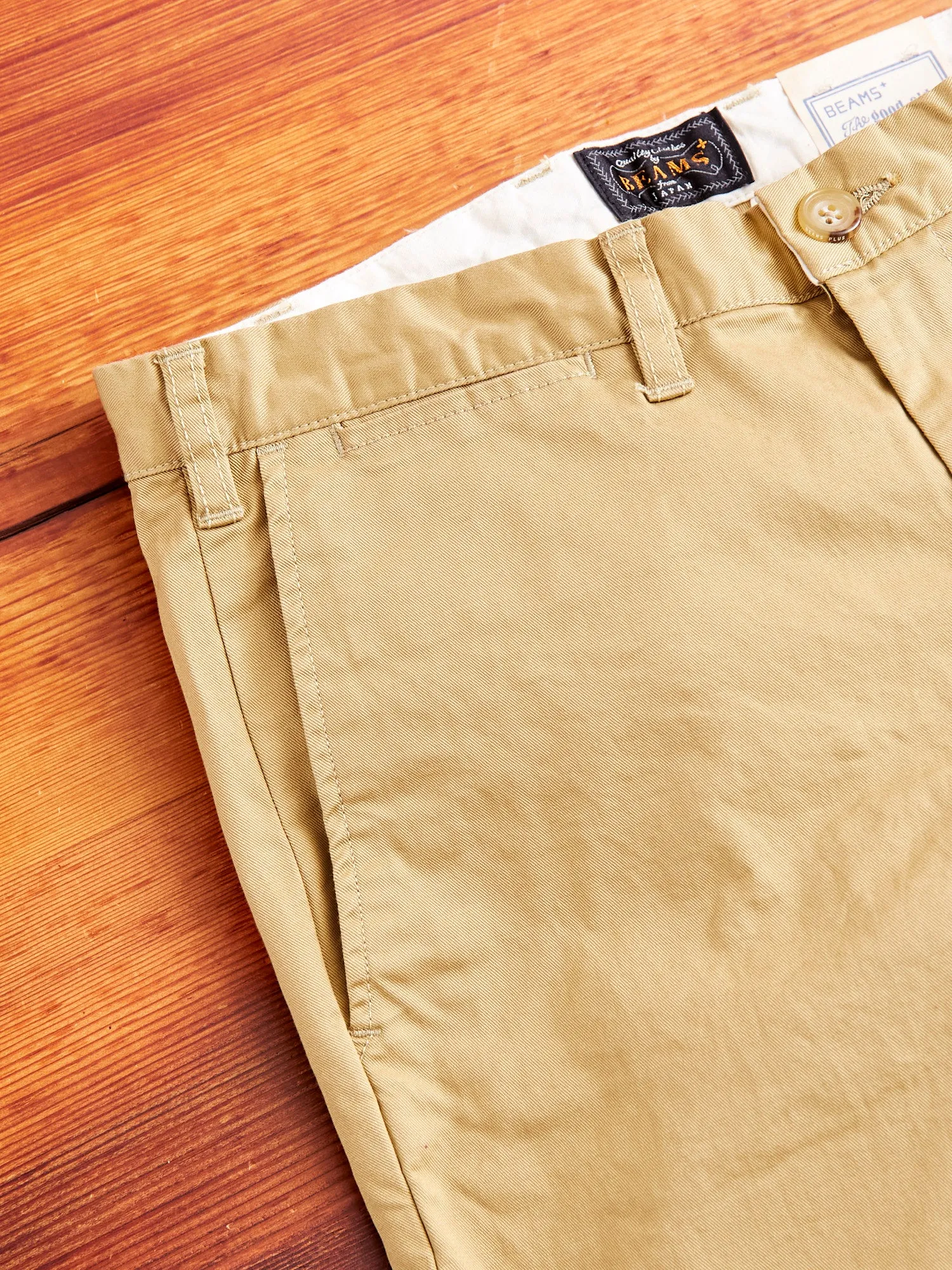 Ivy Chino Shorts in Beige