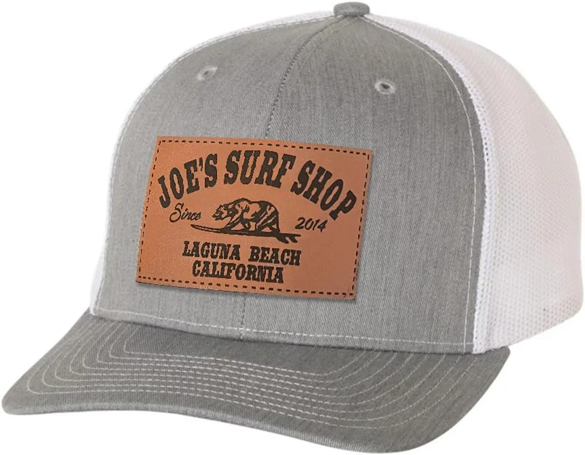 JOES SURF SHOP Patch Hat Collection - Curved Bill Mesh Snapback Hats