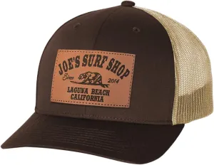 JOES SURF SHOP Patch Hat Collection - Curved Bill Mesh Snapback Hats