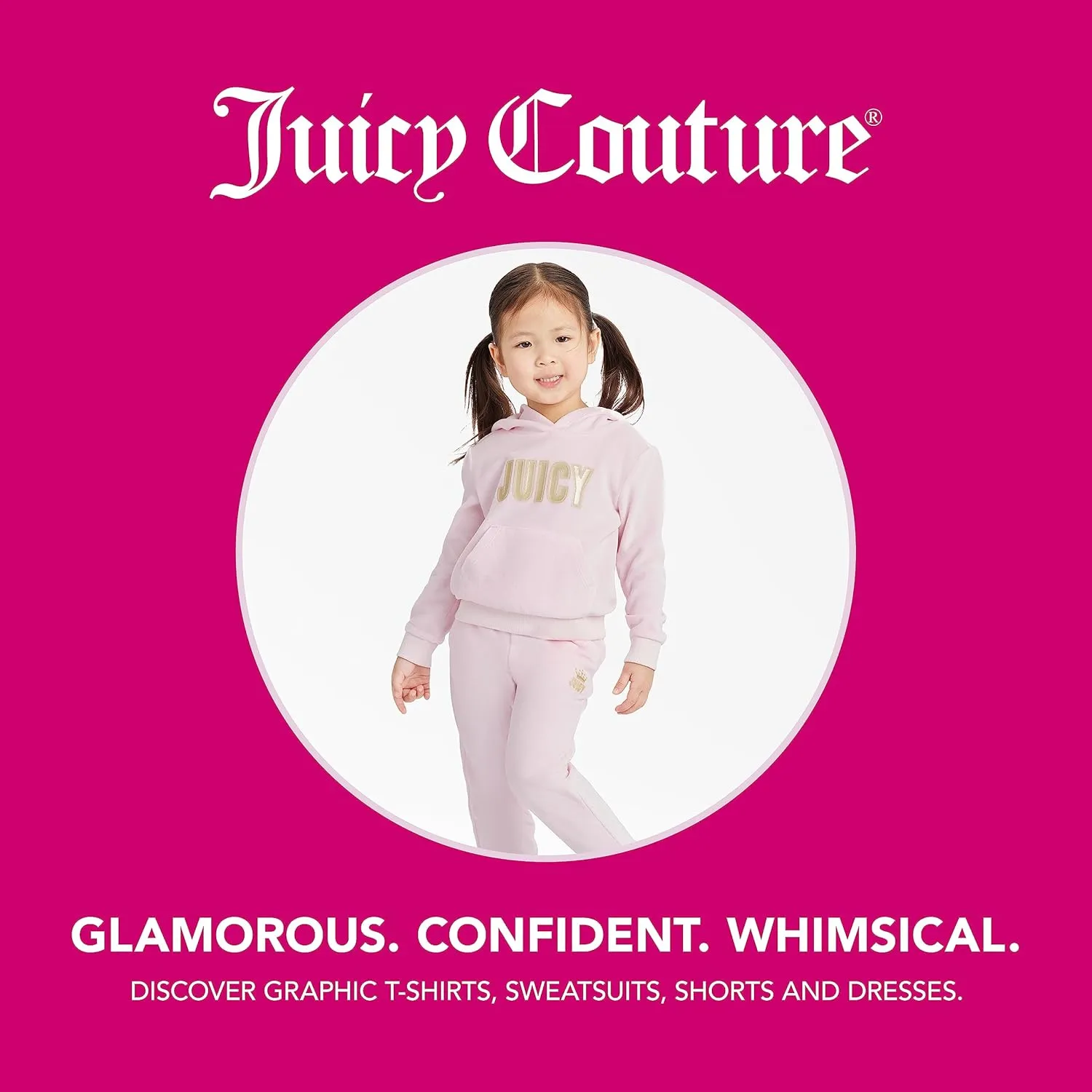 Juicy Couture Girls' Plush Velour Sweatpants