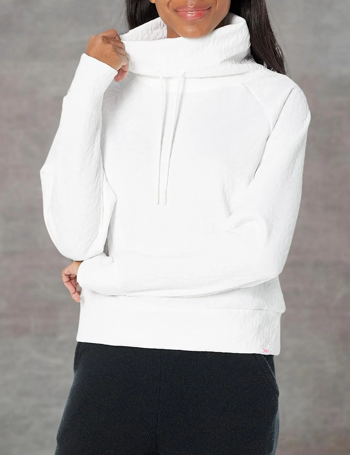 Juicy Couture Women's Jacquard Quilted Crop Pullover