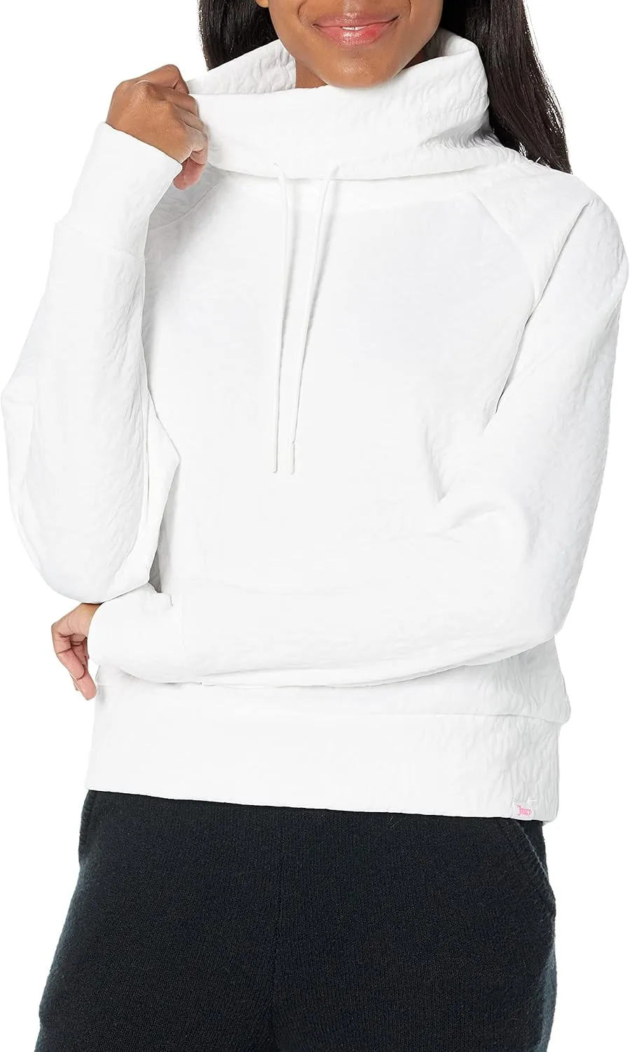Juicy Couture Women's Jacquard Quilted Crop Pullover