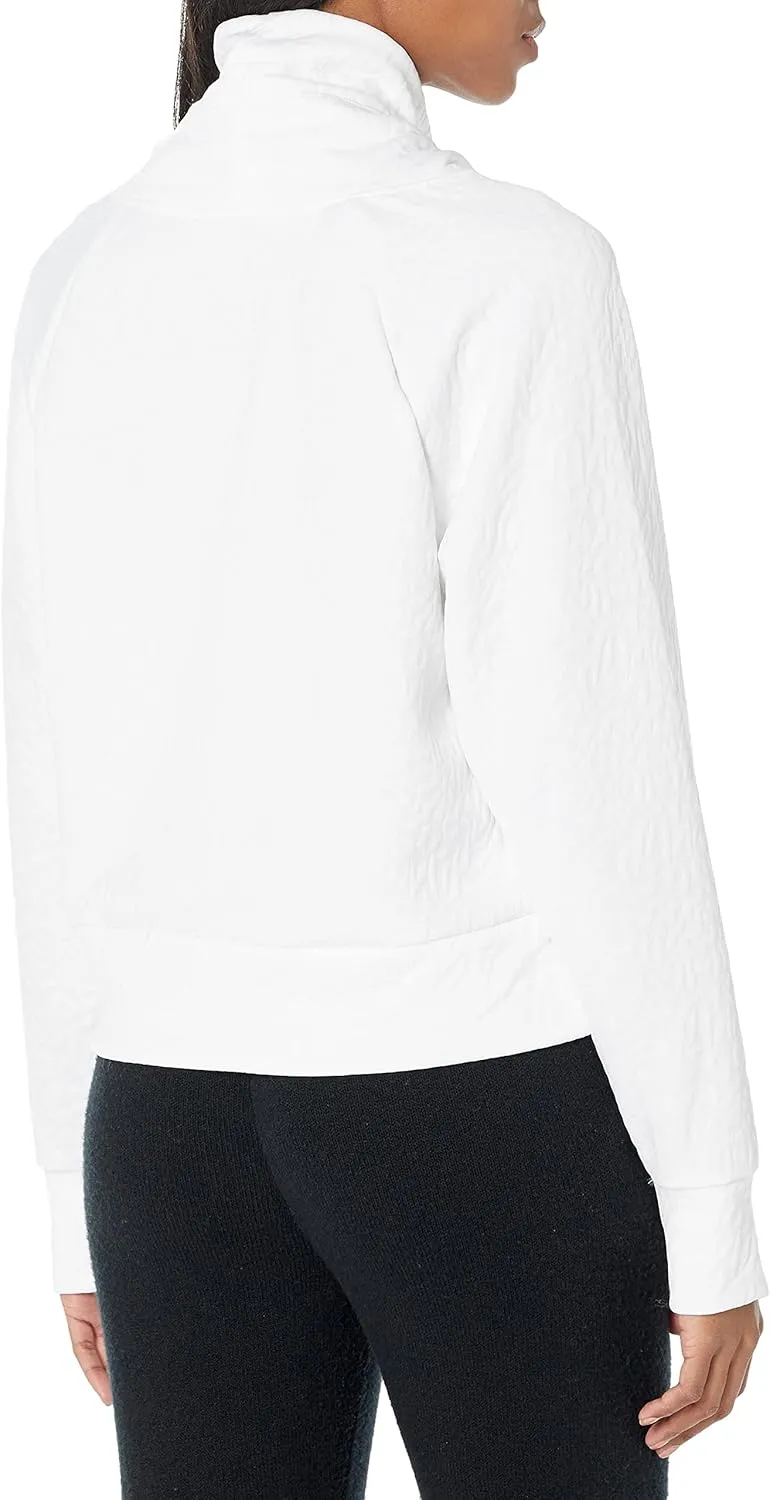 Juicy Couture Women's Jacquard Quilted Crop Pullover
