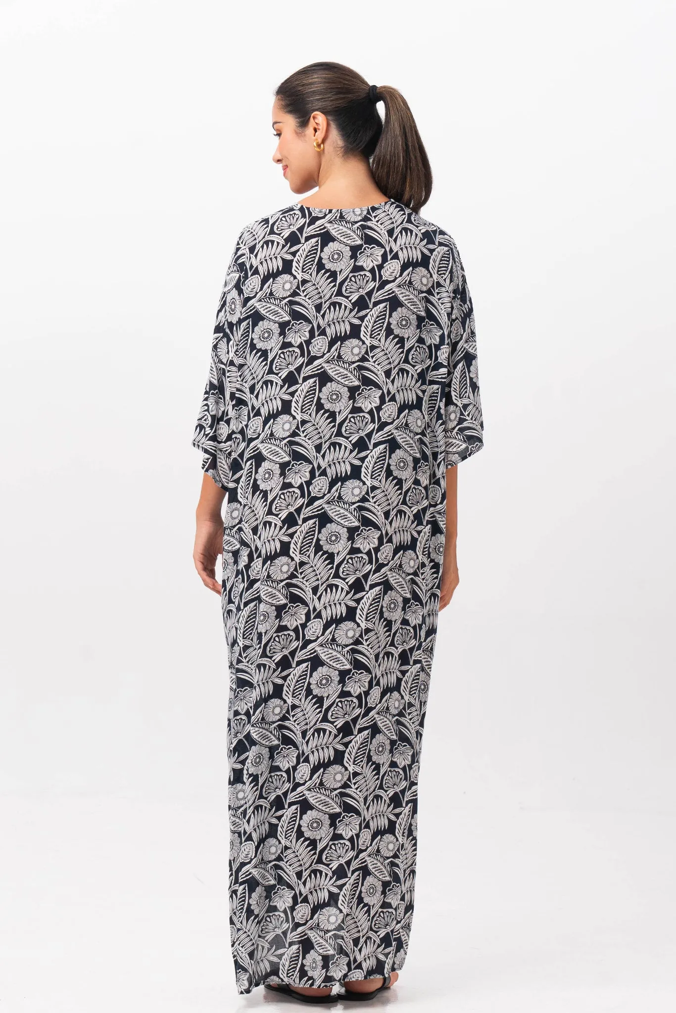 Kaftan Dress Navy