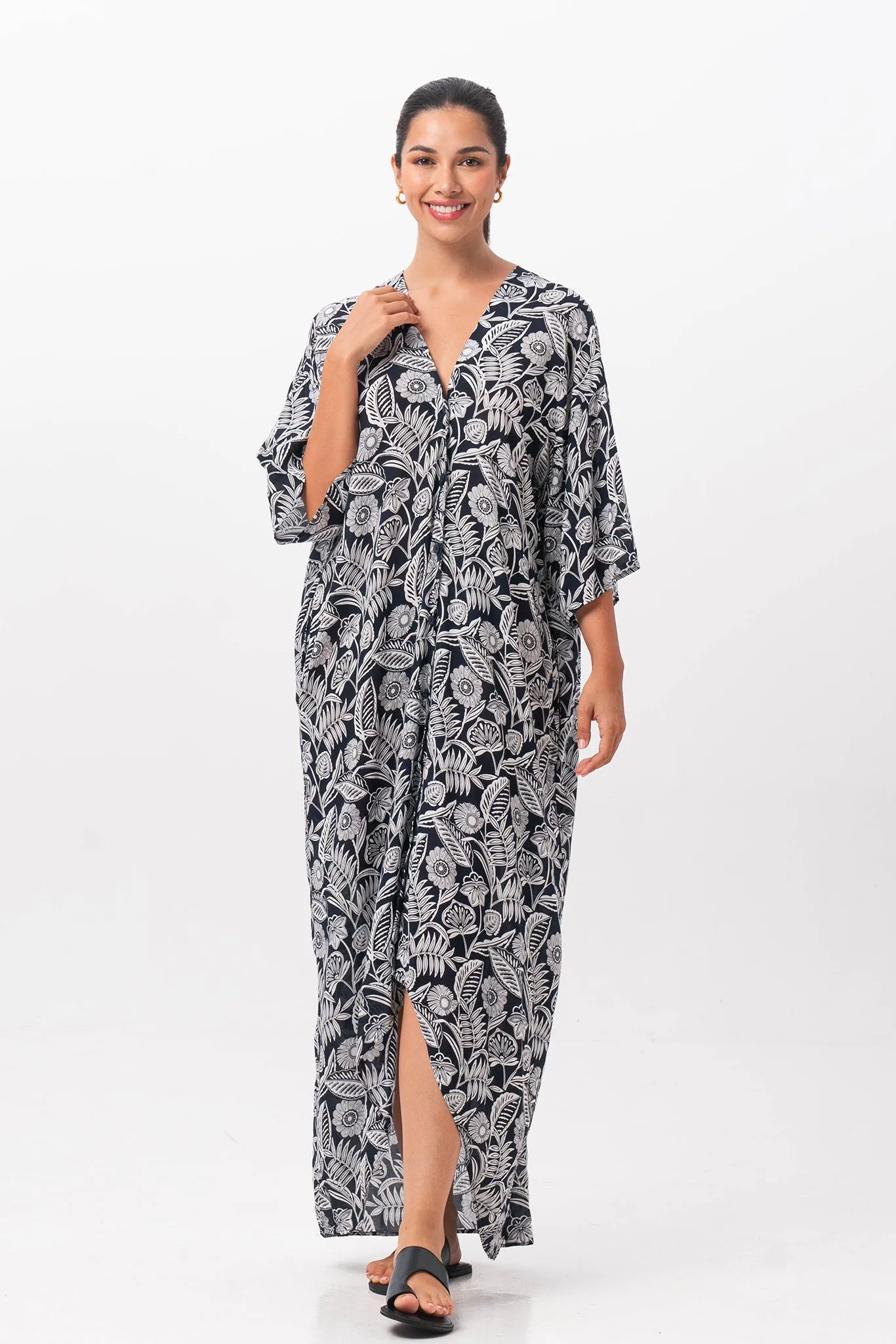 Kaftan Dress Navy